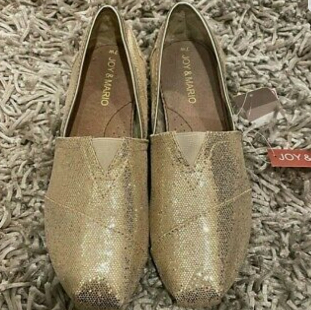 Joy & Mario Gary Glitter Gold Women's Shoes